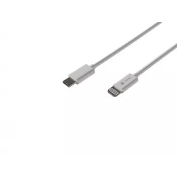 USB-C į Lightning laidas Natec NKA-2150, 1 m, baltas