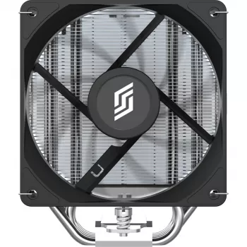 CPU aušintuvas Silentware Bora Performance — 120 mm PWM ventiliatorius, 215 W TDP, 5 šilumos vamzdelių, Intel ir AMD lizdai