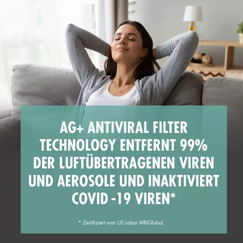 Oro valytuvas Gastroback 20100 AG+ AirProtect su antivirusiniu filtru