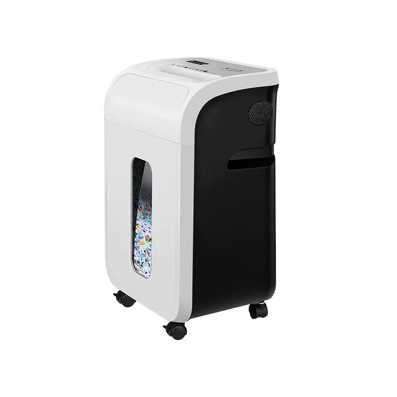 Biuro dokumentų smulkintuvas TRACER TRANIS47633 Baltas — kryžminis pjovimas 4×12 mm, 14 lapų talpa, 20 L krepšys