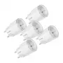 Išmaniųjų kištukų rinkinys Shelly Plug S MTR Gen3 — 5 vnt., 12 A, baltas