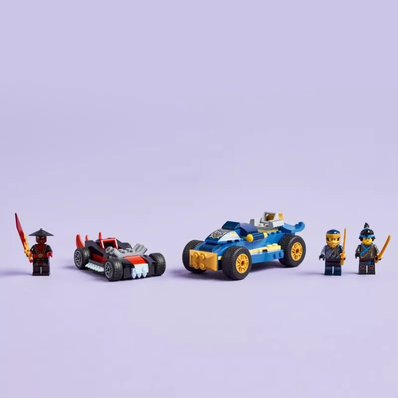 LEGO NINJAGO 71840 Lenktynių Dvikova Rogue prieš Drix