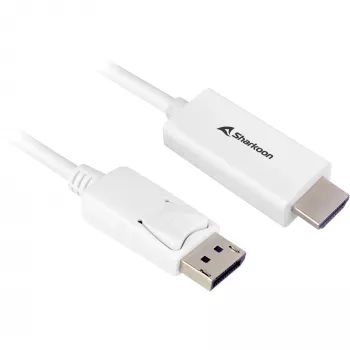 DisplayPort 1.2 adapterinis kabelis Sharkoon 4K, 1 m