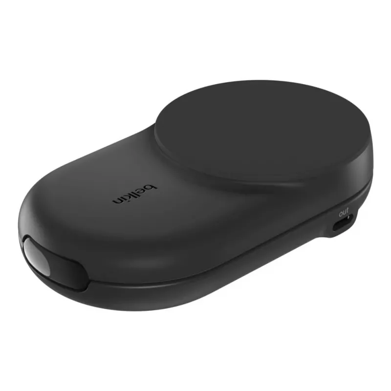 Vidinis įkroviklis Belkin UltraCharge 25 W Qi2 2 viename Magnetinis USB-C Juodas Apvalus