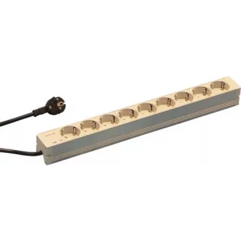 Schroff 60110-202 maitinimo paskirstymo blokas (PDU) 9 AC išėjimai 1U pilka (60110202)