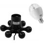 LED rinkinys EUROLITE BC-1 RGB Black Hexopus Socket – RGB LED apšvietimo rinkinys efektams