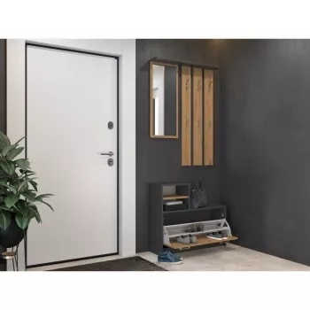 Prieškambario spintelė top e shop GAR ANT/ART su 1 varstomu dureliu, 850×240×1600 mm