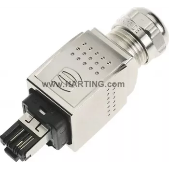 RJ45 jungtis Harting Han PushPull 09 35 226 0401 tiesi, 4 poliai, skydinis montavimo įdėklas