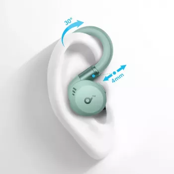 Soundcore Sport X20 žalios spalvos belaidės ausinės