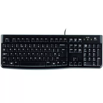Klaviatūra Logitech K120 for Business, pilno dydžio, AZERTY, USB, juoda