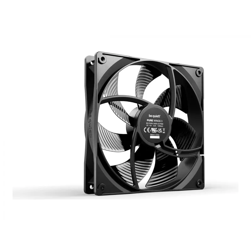 be quiet! Pure Wings 3 140mm PWM ventiliatorius 14 cm juodas 1 vnt.