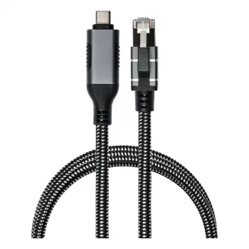 Good Connections Ethernet kabelis USB-C RJ45, antracitas, 1,0 m