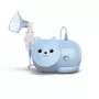 Inhaliatorius Omron Nami Cat NE-C303K-KDE – kompresorinis purkštuvas, 0,35 ml/min, vaikams ir suaugusiems, mėlynas, W235×D148×H157 mm