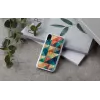 Mobilaus telefono dėklas iKins, skirtas iPhone XR — Mosaic Black apsauginis dangtelis