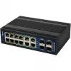 Valdomas komutatorius ALLNET ALL-SGI8016PM L2+/L3 12x Gigabit Ethernet PoE