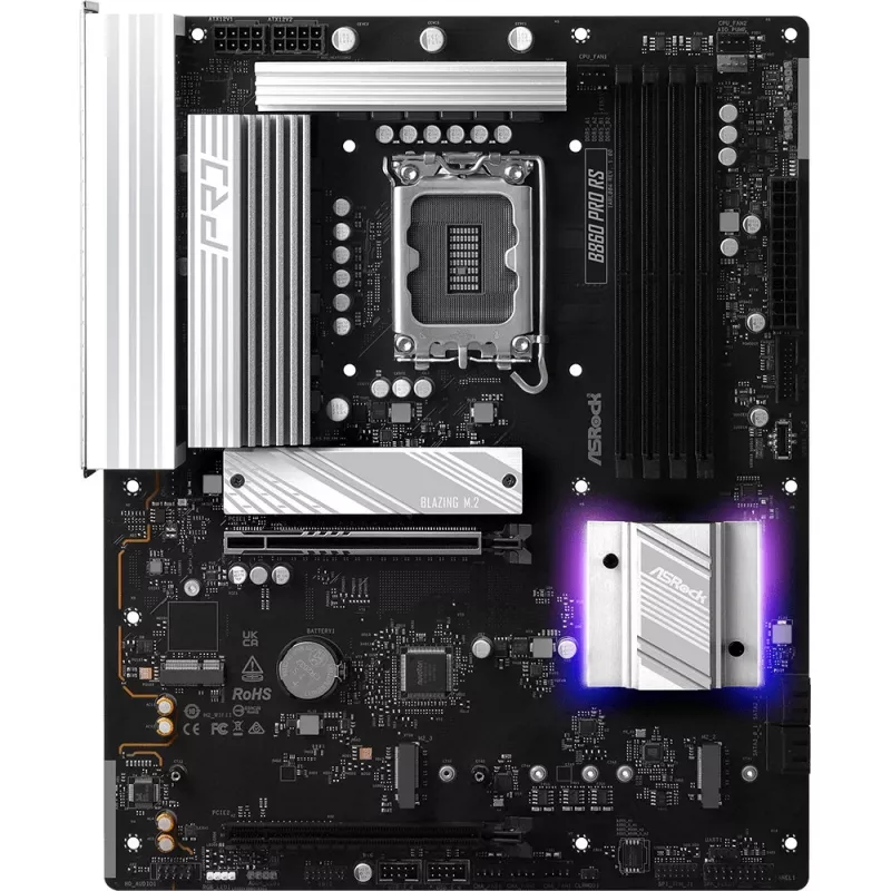 ASRock B860 Pro RS ATX pagrindinė plokštė