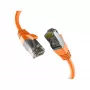 EFB-Elektronik CAT8.1 ORANGE 2m RJ45 Patch Laidas S/FTP PIMF LSZH 2000MHz 40Gb tinklo laidas