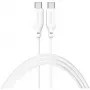 4smarts USB-C / USB-C Silicone-Cable High Flex 60W 1,5m Baltas