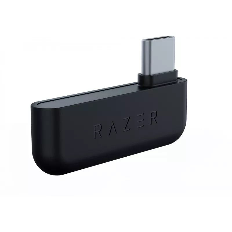 Razer Kaira HyperSpeed belaidės ausinės su ausų juosta, žaidimams, USB Type-C, Bluetooth, balta, juoda