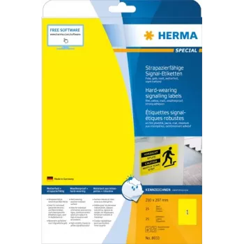 Lipni etiketė spausdintuvui HERMA Signs 8033