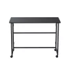 Sulankstomas stalas Maclean MC-1250 B, juodas, mobilus, 100x50 cm, max. 50 kg
