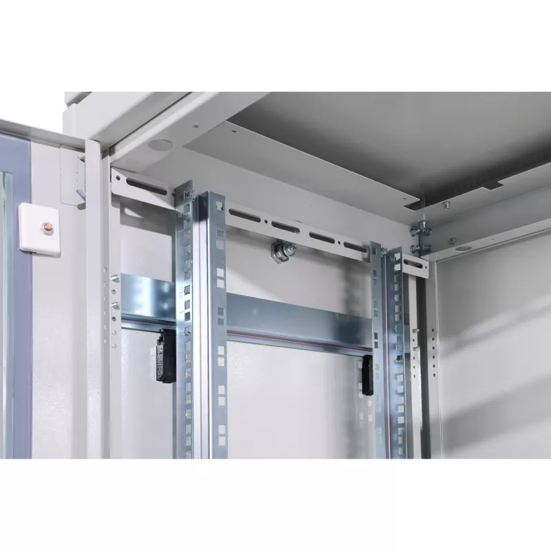 DIGITUS Professional Unique DN-19 22U-6/6-1 - tinklo spinta - šviesiai pilka, RAL 7035 - 22U - 48,3 cm (19 inch)