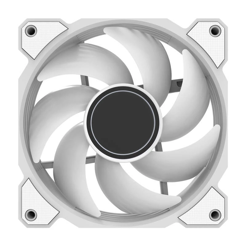 Darkflash DR08 120 mm PWM A-RGB ventiliatorius baltas