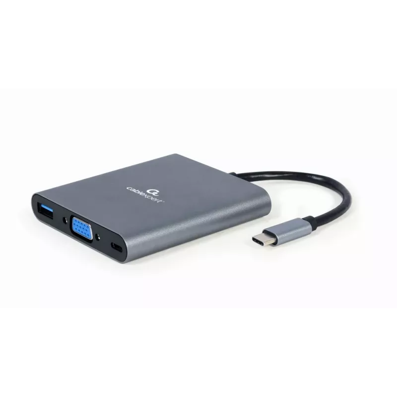 Gembird a-CM-COMBO6-01 USB 3.2 Gen 1 dokų stotelė / prievadų replikatorius