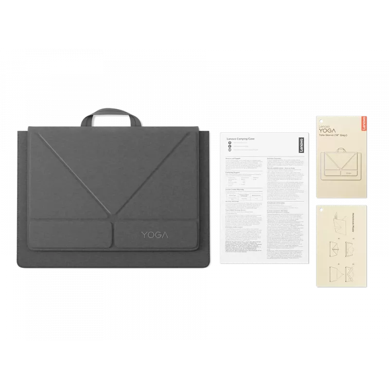 Lenovo Yoga Tote Sleeve | Dėklas iki 14 colių | Pilka