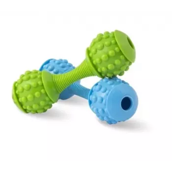 Hilton Dental Dumbbell 15 cm – dantų priežiūros žaislas šunims iš termoplastinės gumos