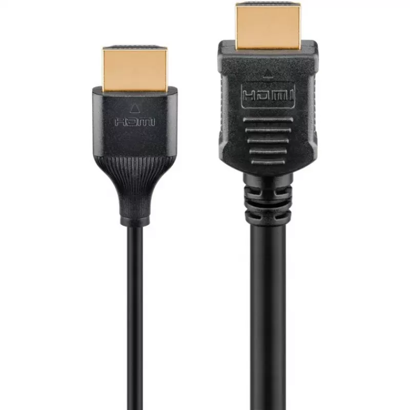HDMI kabelis WENTRONIC Slim 75295 — 4K 60Hz, plonas dizainas