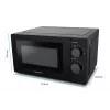 Esperanza ESTOFADO EKO011K mikrobangų krosnelė solo, laisvai statoma, 20 l, 700 W, 5 galios lygiai, 24,5 cm sukamasis padėklas, juoda
