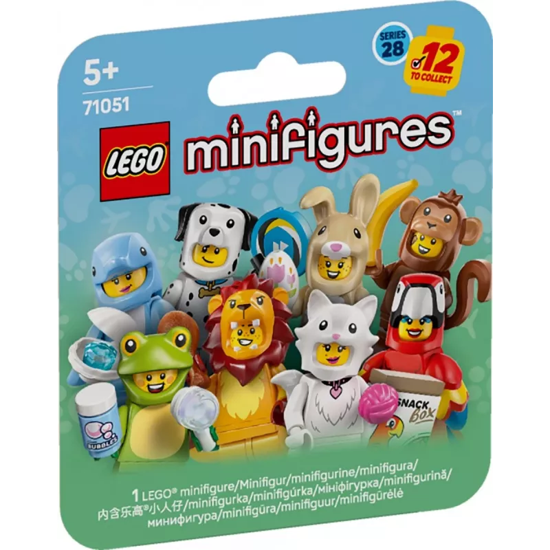 LEGO Blocks Minifigures 71051 Gyvūnų serija 28 (DĖŽUTĖ)