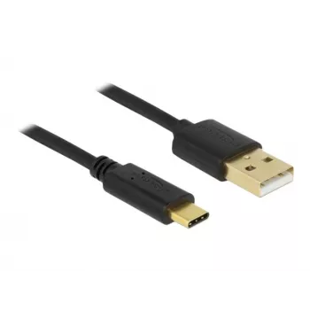 USB kabelis DeLOCK 85209 USB 2.0 3 m USB A USB C juodas