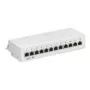 Wentronic Goobay CAT 5e Mini/Desktop pataisų skydelis, 12 prievadų, pilkas - STP ekranuotas, pilkas (93041)