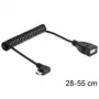 USB kabelis DeLOCK 83354 USB 2.0 0,5 m Micro-USB B USB A juodas