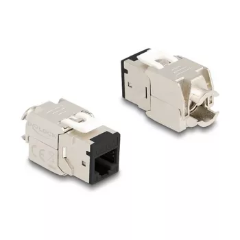 DeLOCK 88118 keystone modulis plokščias juodas RJ-45 10 vnt.
