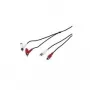 Wentronic Goobay RCA jungiamasis kabelis, 1,5 m - 2x RCA kištukas > 2x RCA kištukas / lizdas (50214)