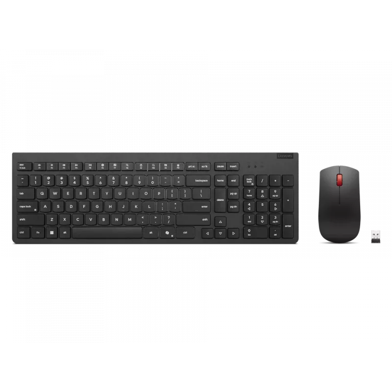 Lenovo Essential Wireless Combo Gen 2 klaviatūra ir pelė juoda