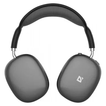 Belaidės ausinės DEFENDER EEMOTION B645 juodos – lankinės, uždaros, apgaubiančios, USB-C, AUX, 20–20000 Hz, 105 dB