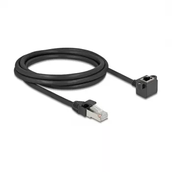 Tinklo kabelis DeLOCK 81098 RJ-45 Cat6 2 m Juoda
