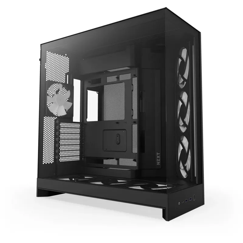 NZXT H9 Flow RGB+ Midi Tower korpusas juodas