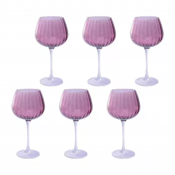 Stiklinių gėrimo taurių rinkinys Rose&Tulipani U20177611A93-Z 6 vnt., 460 ml