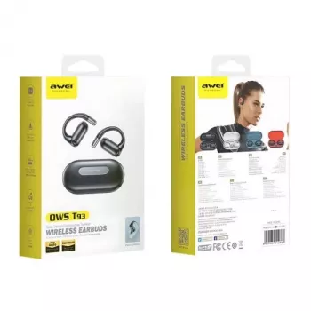 Belaidės ausinės Bluetooth 5.4 T93 OWS baltos