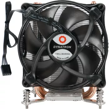 Dynatron Inter-Tech Q-6 – procesoriaus oro aušintuvas – aukšta kokybė – (skirtas: LGA1700) – aliuminio briaunos – 92 mm