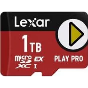 MicroSD atminties kortelė Lexar LMSXPS0001T-BNNNG 1 TB, skaitymas 900 MB/s, rašymas 600 MB/s, Class 3 (U3)