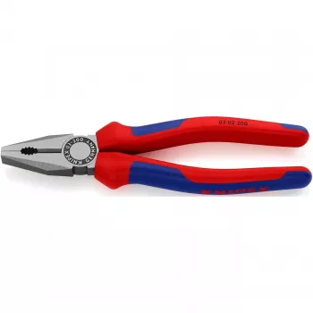 Knipex universalinės replės su 2-komponentėmis rankenomis, 200 mm