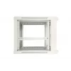 Extralink sieninis stelažas 12U 600x450 pilkos spalvos, metalinės durelės