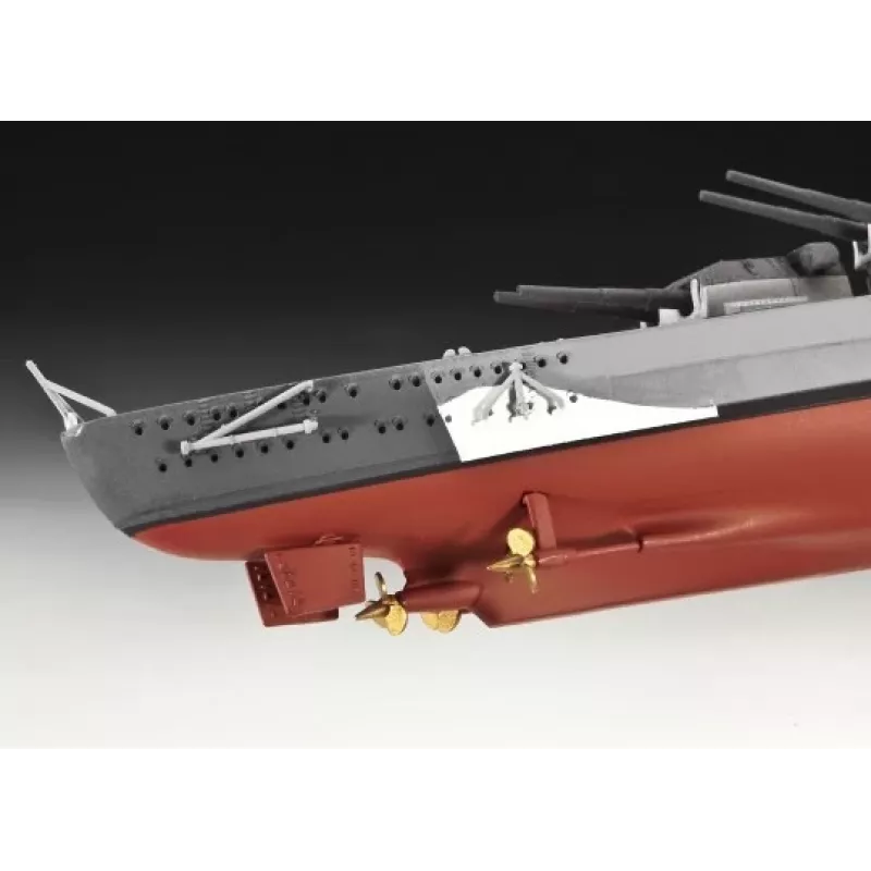 Laivo modelis Revell Bismarck surinkimo rinkinys 1:700