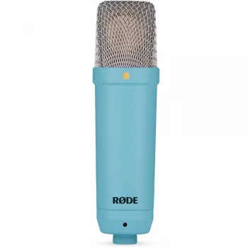 Studijinis kondensatorinis mikrofonas RØDE NT1 Signature Blue, kardioidinis, 20–20000 Hz, XLR, 52×189 mm, 313 g